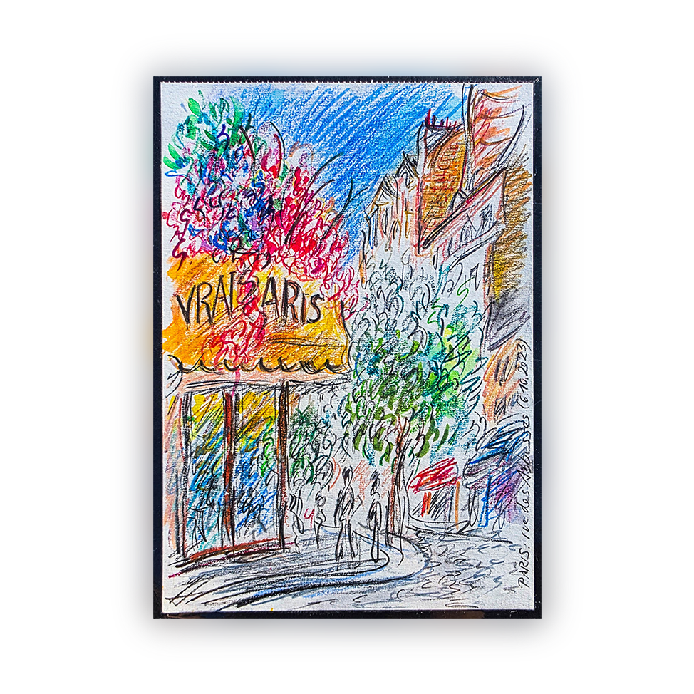 VRAI PARIS - RUE DES ABBESSES