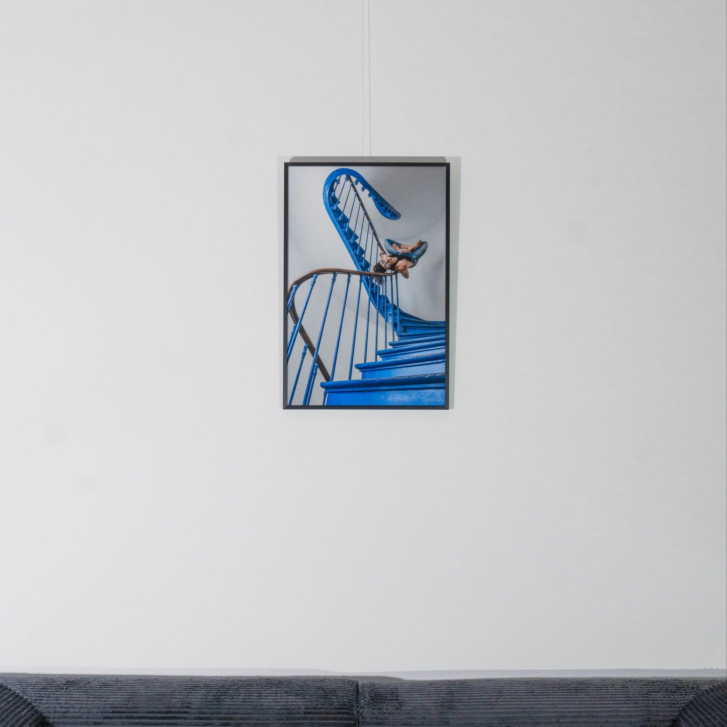 PHOTOGRAPHIE SIMON NOGUEIRA ESCALIER BLEU