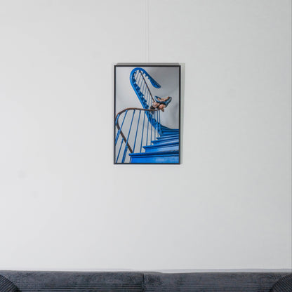 PHOTOGRAPHIE SIMON NOGUEIRA ESCALIER BLEU