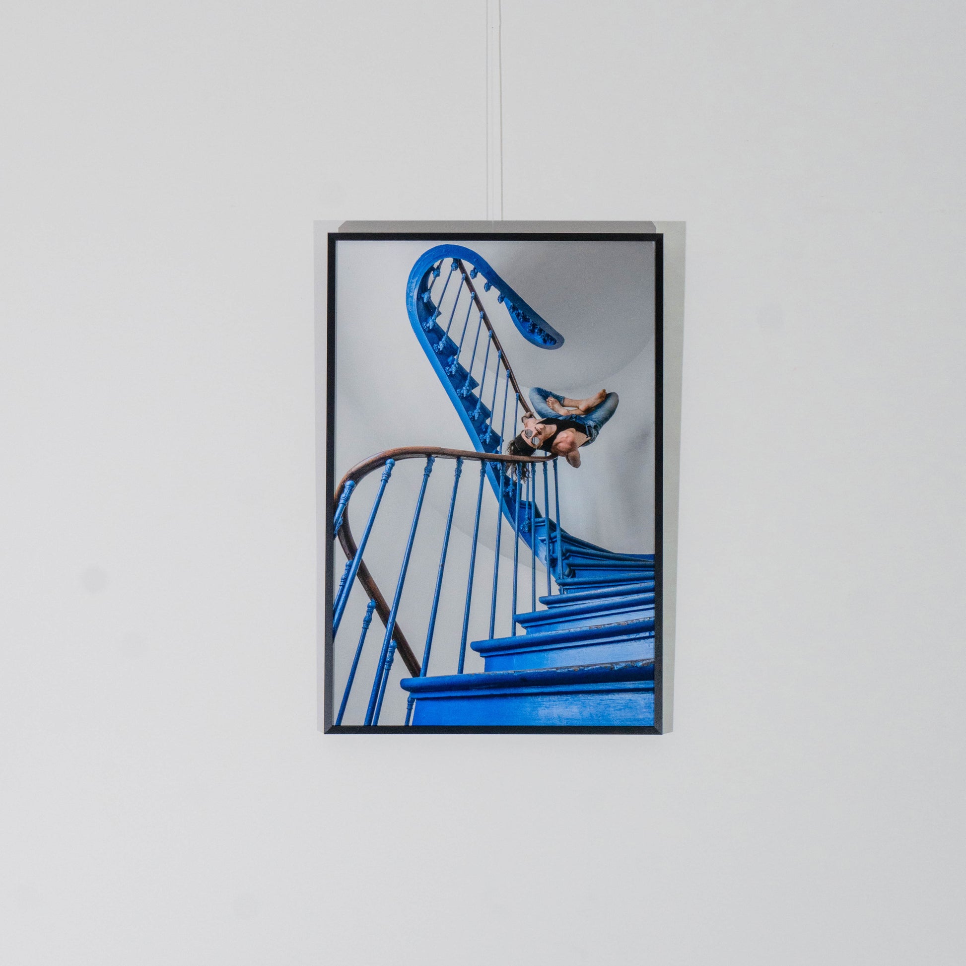 PHOTOGRAPHIE SIMON NOGUEIRA ESCALIER BLEU