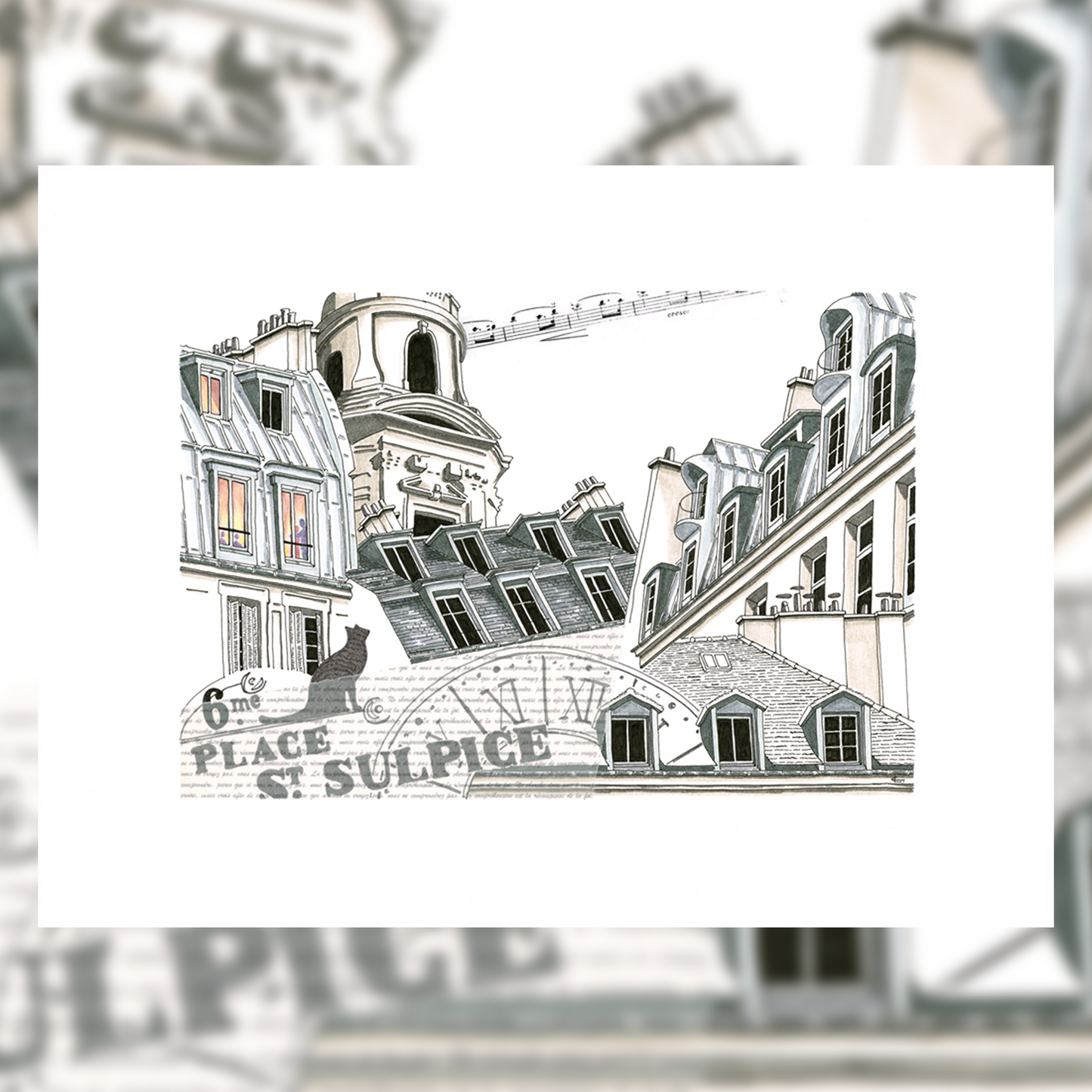 LE CHAT DE LA PLACE ST SULPICE