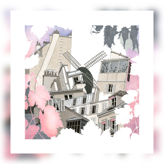 Montmartre, vignes et moulin