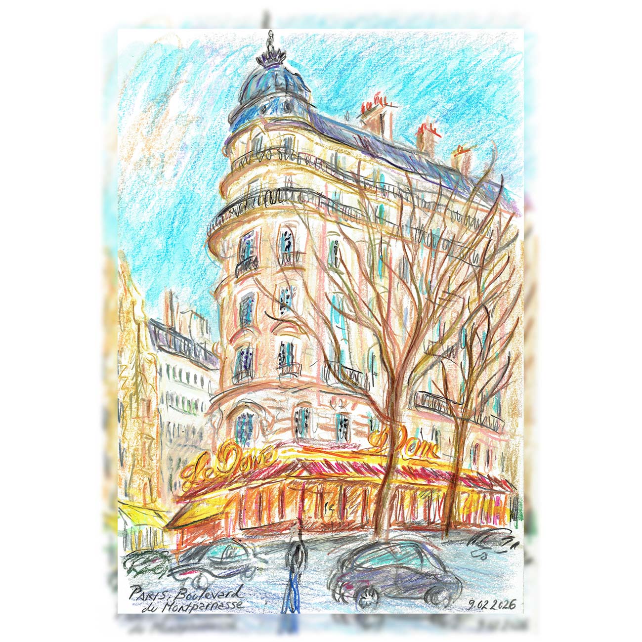 PARIS BOULEVARD DE MONTPARNASSE