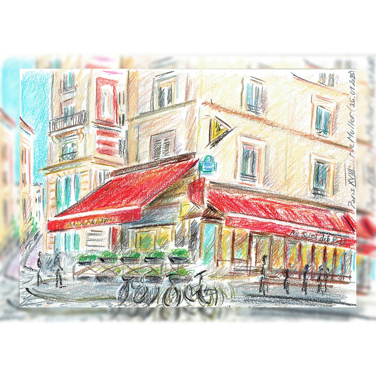 PARIS XVIII - RUE MULLER